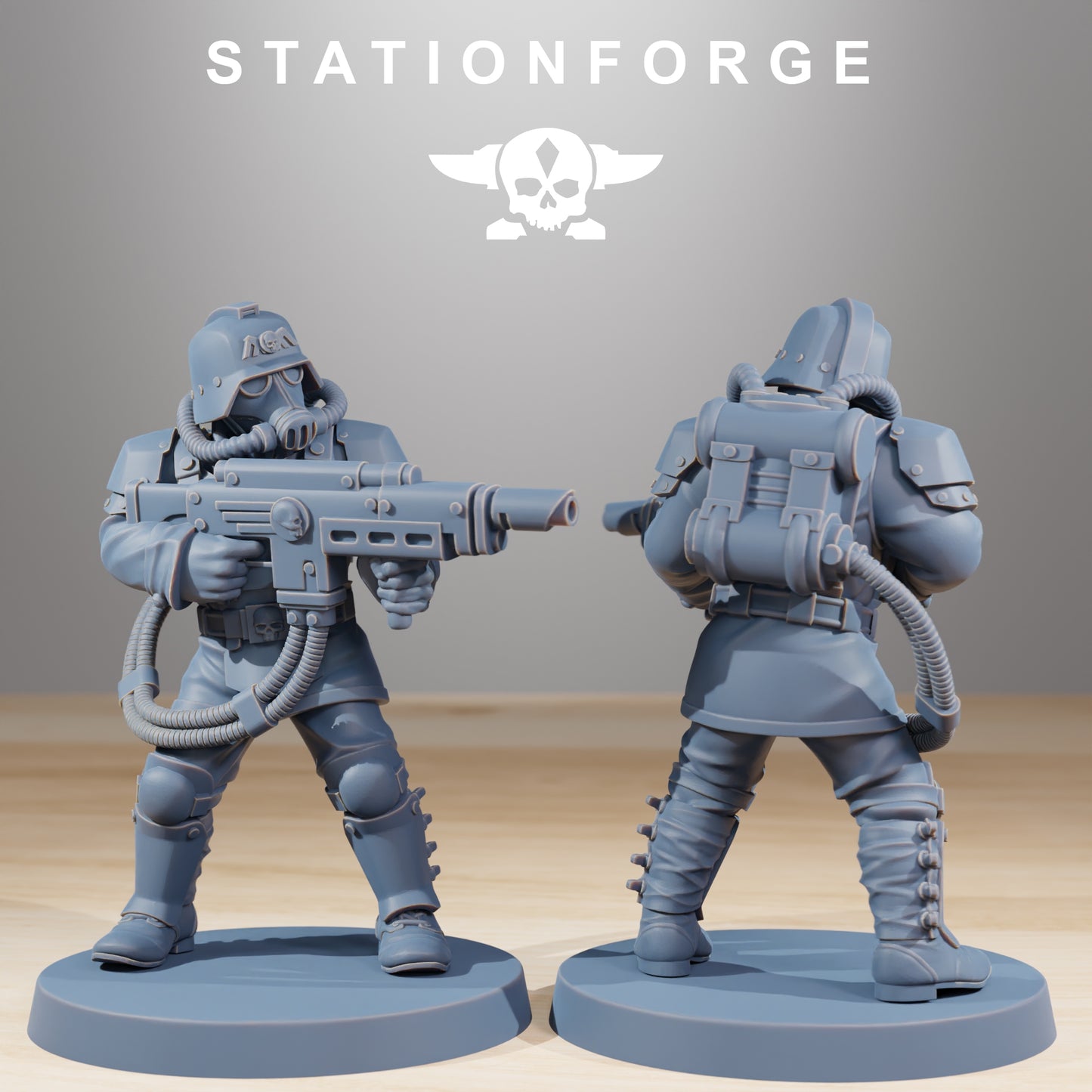 Photo du produit 28mm Tabletop Minis Stationforge : Commandos