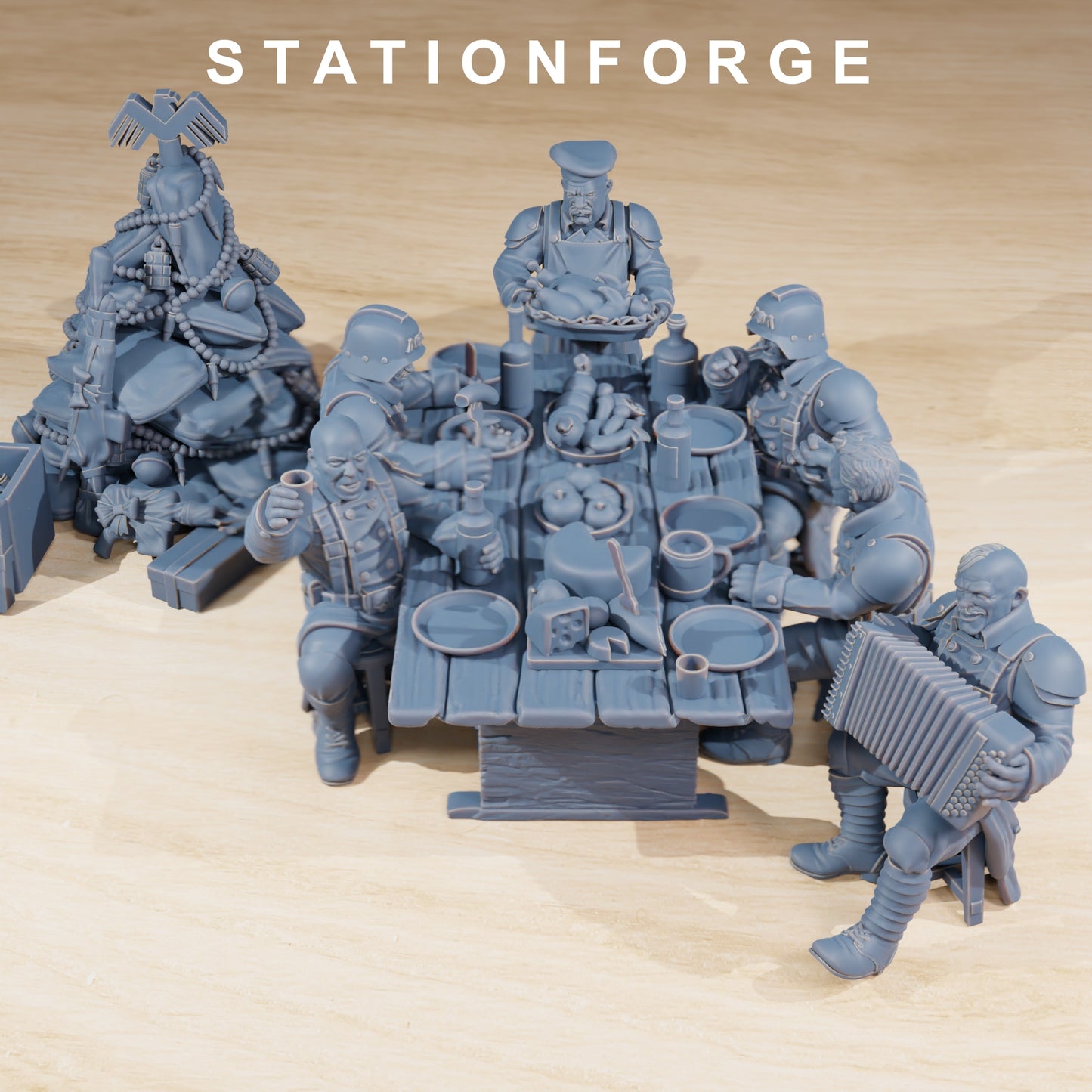 Photo du produit Minis Tabletop 28mm Stationforge : Fête des Fêtes
