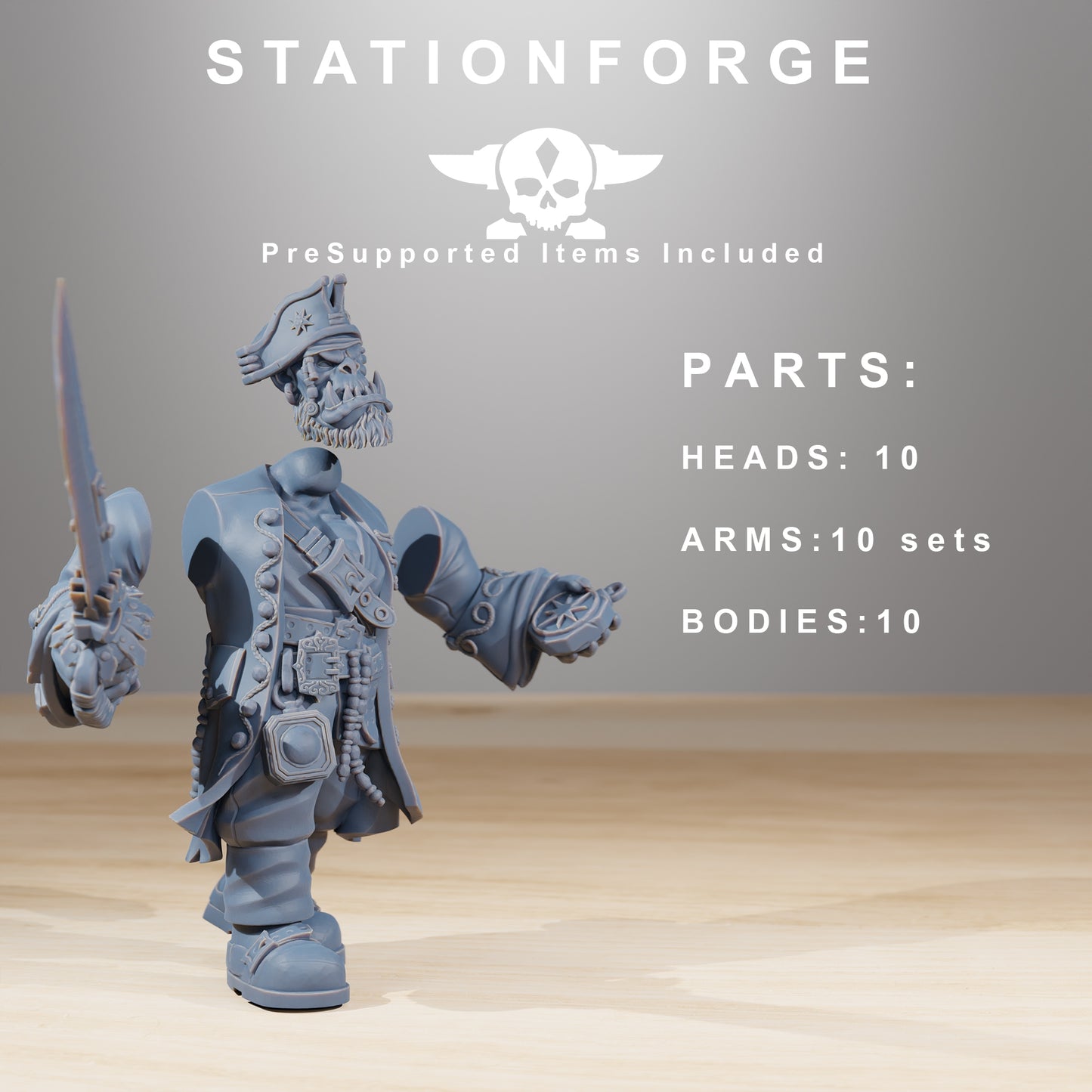 Photo du produit 28mm Tabletop Minis Heroforge : Pirates