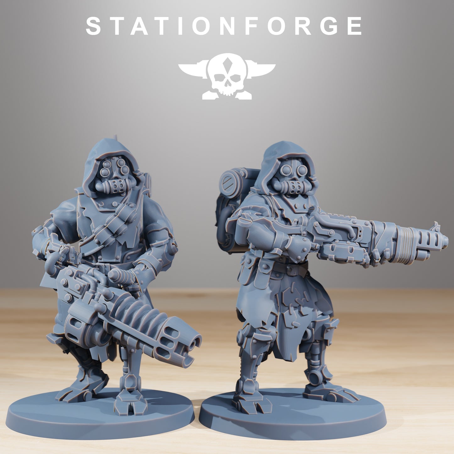 Photo du produit 28mm Tabletop Minis Stationforge : Kit de construction Rangers