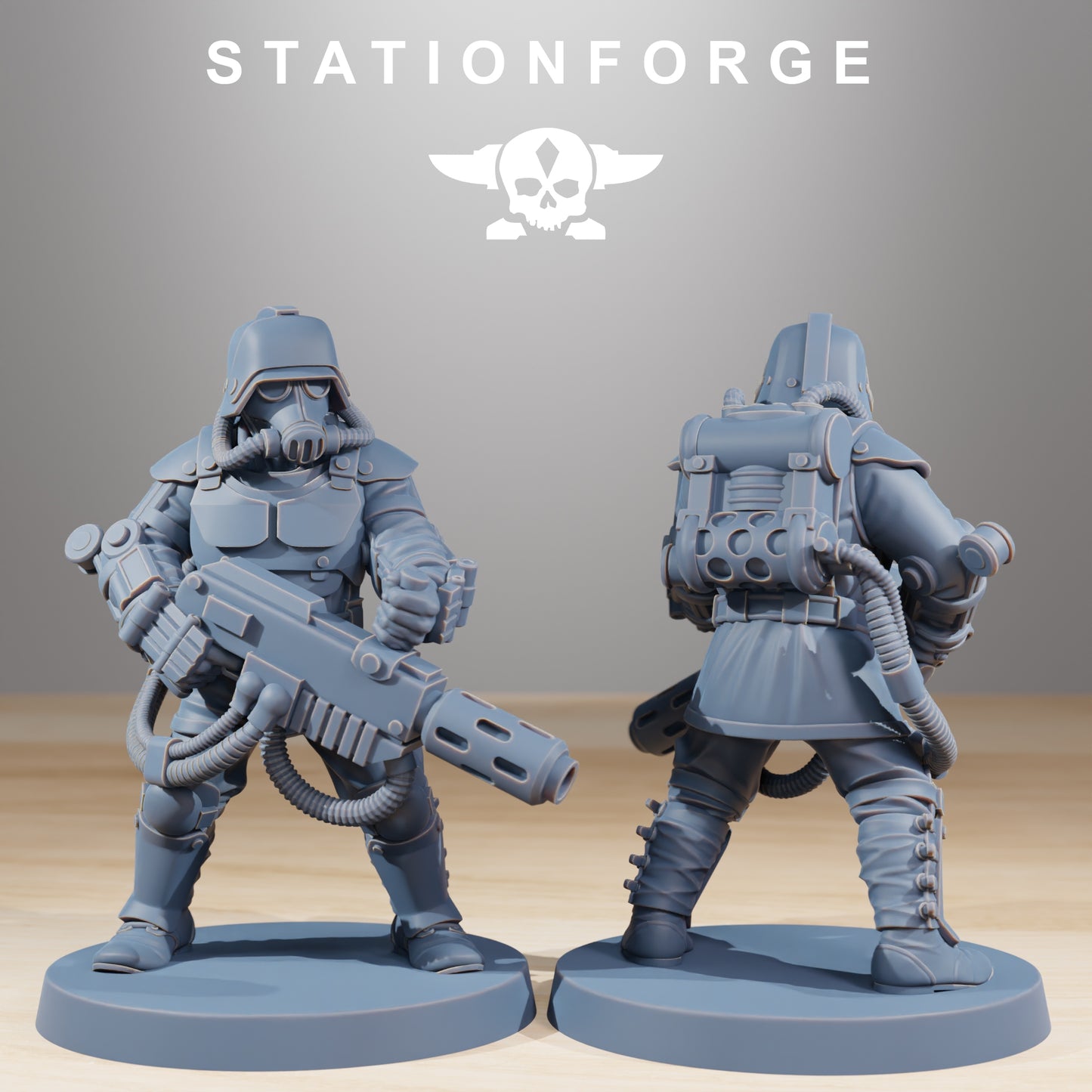 Photo du produit 28mm Tabletop Minis Stationforge : Commandos