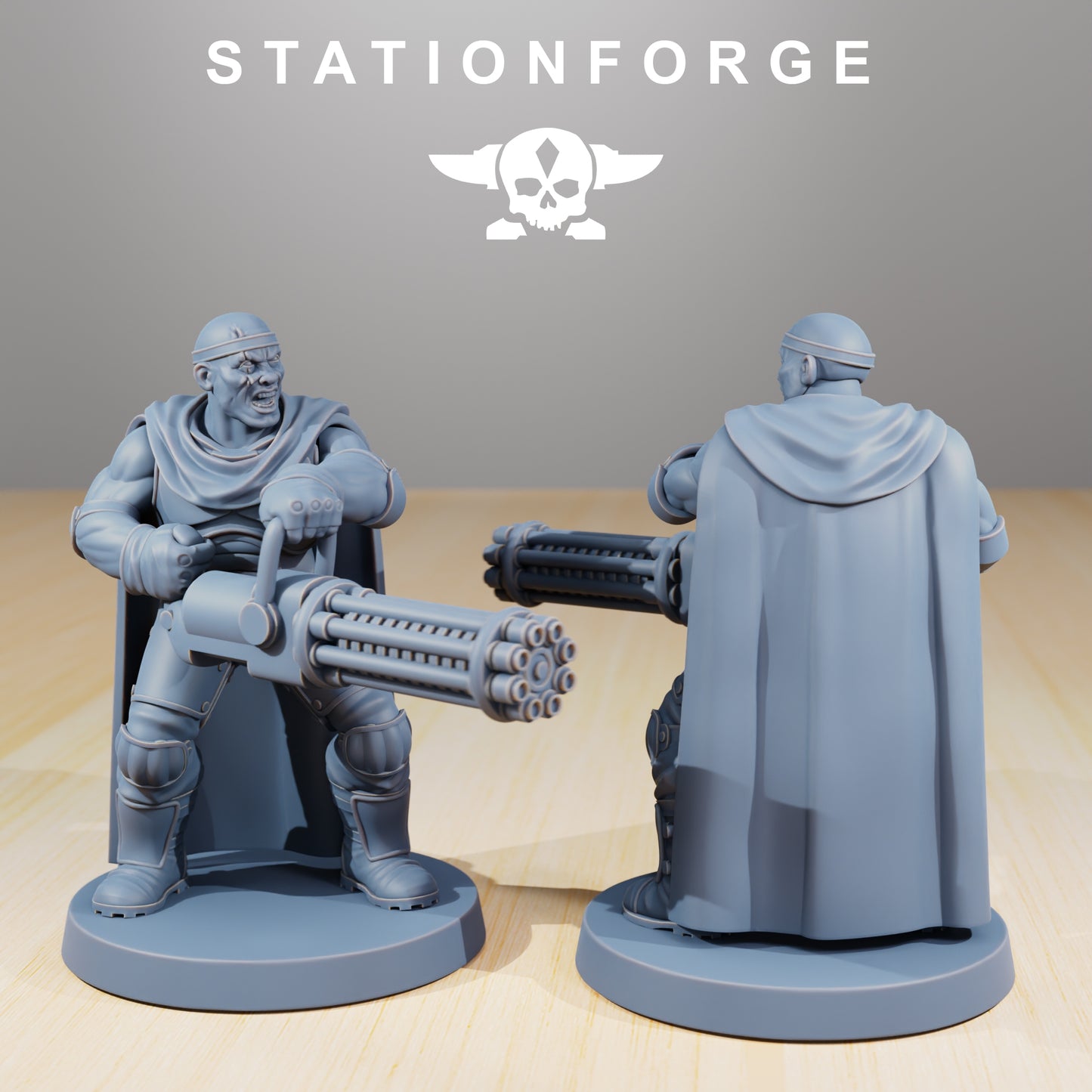 Photo du produit 28mm Tabletop Minis Stationforge : Chasseurs Orkaz