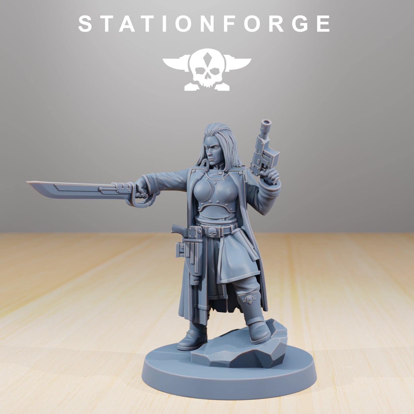 Photo du produit 28mm Tabletop Minis Stationforge : Camarades au feu de camp