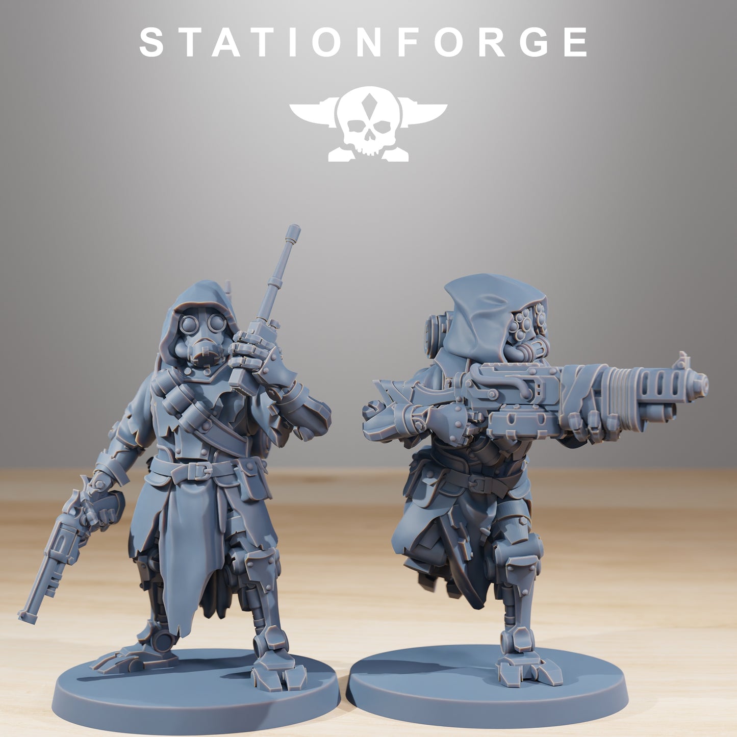 Photo du produit 28mm Tabletop Minis Stationforge : Kit de construction Rangers