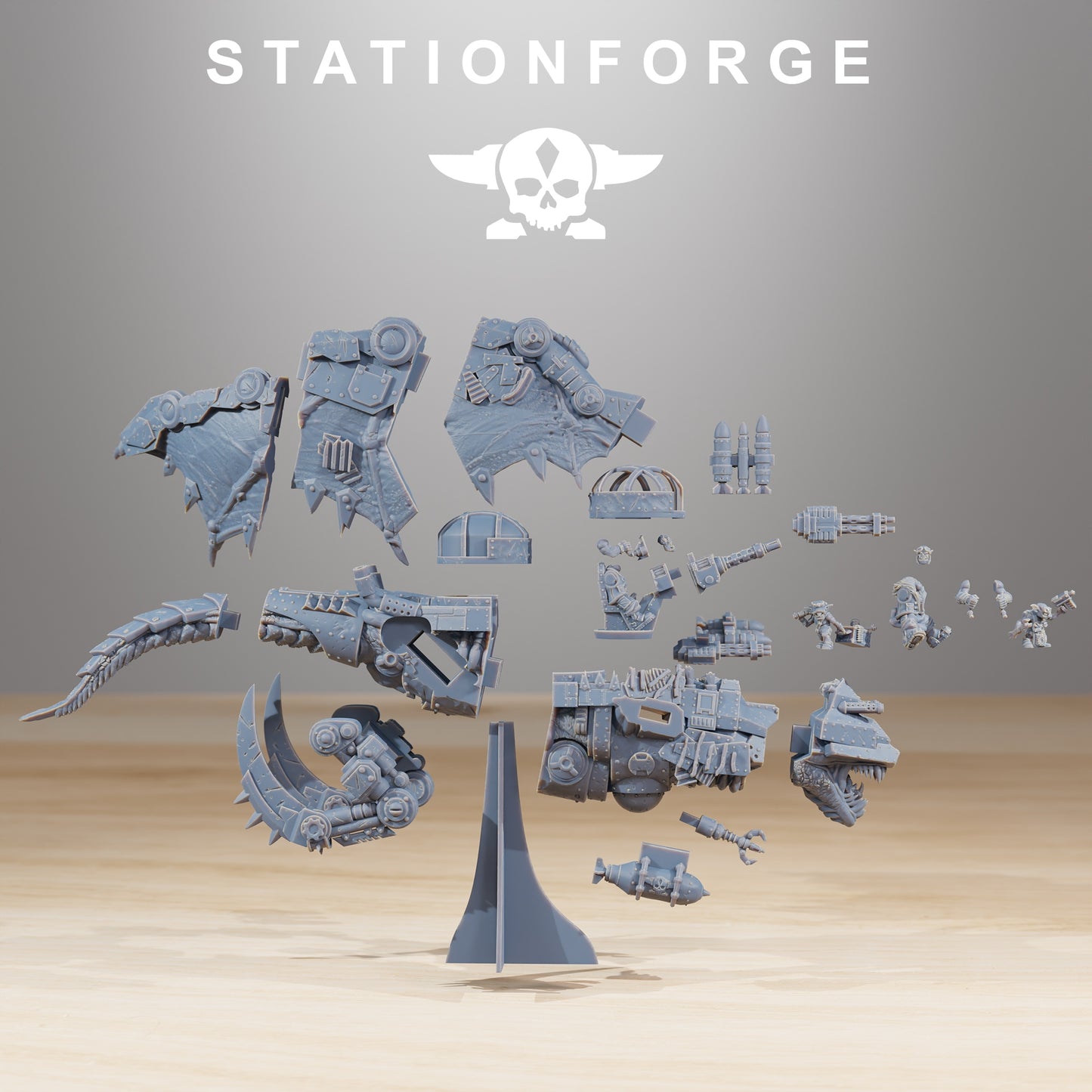 Photo du produit 28mm Tabletop Minis Stationforge : Ork Bomba