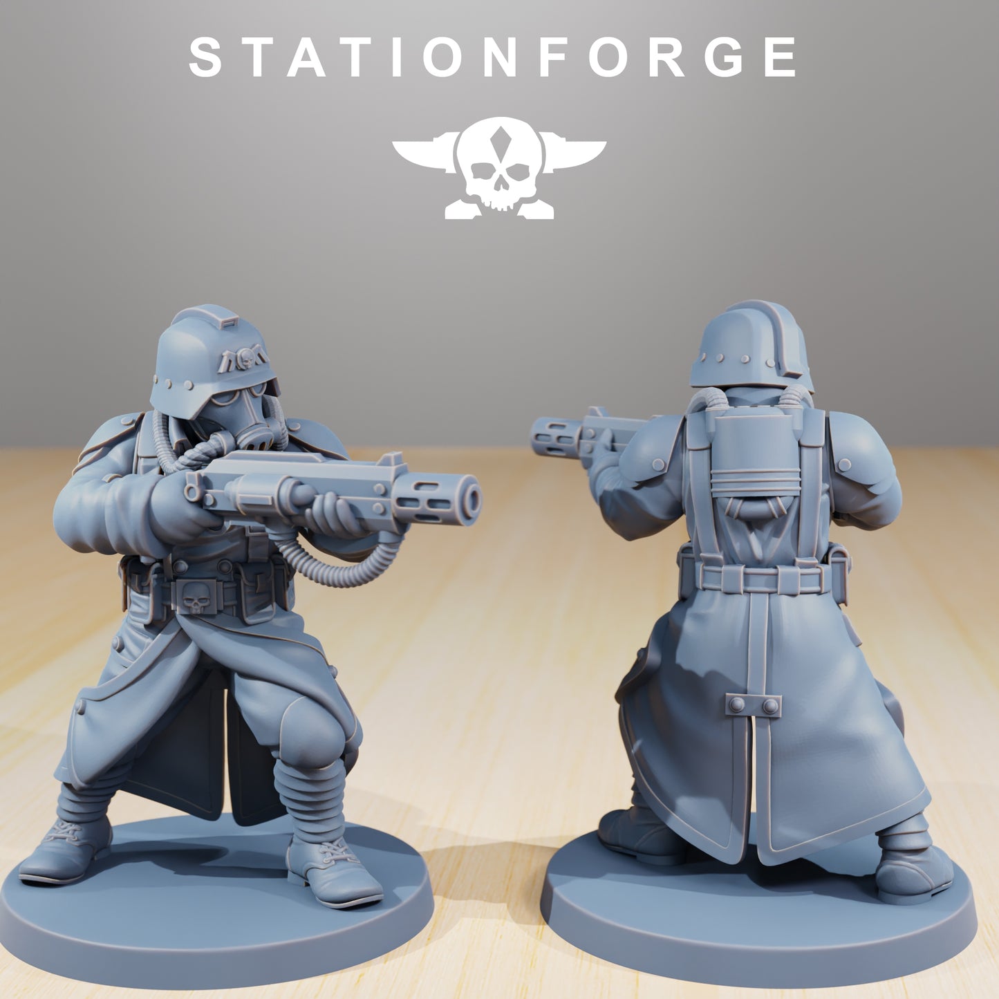 Photo du produit 28mm Tabletop Minis Stationforge : Force de Commandement