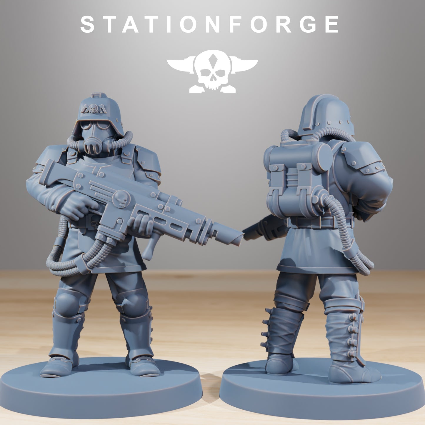 Photo du produit 28mm Tabletop Minis Stationforge : Commandos