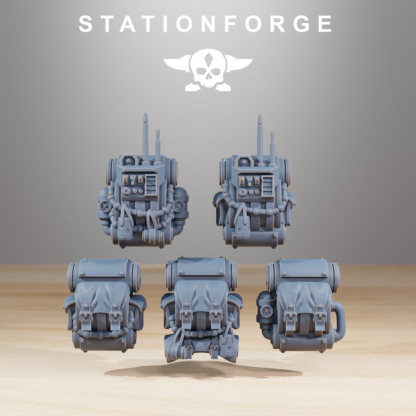 Photo du produit 28mm Tabletop Minis Stationforge : Kit de construction Rangers