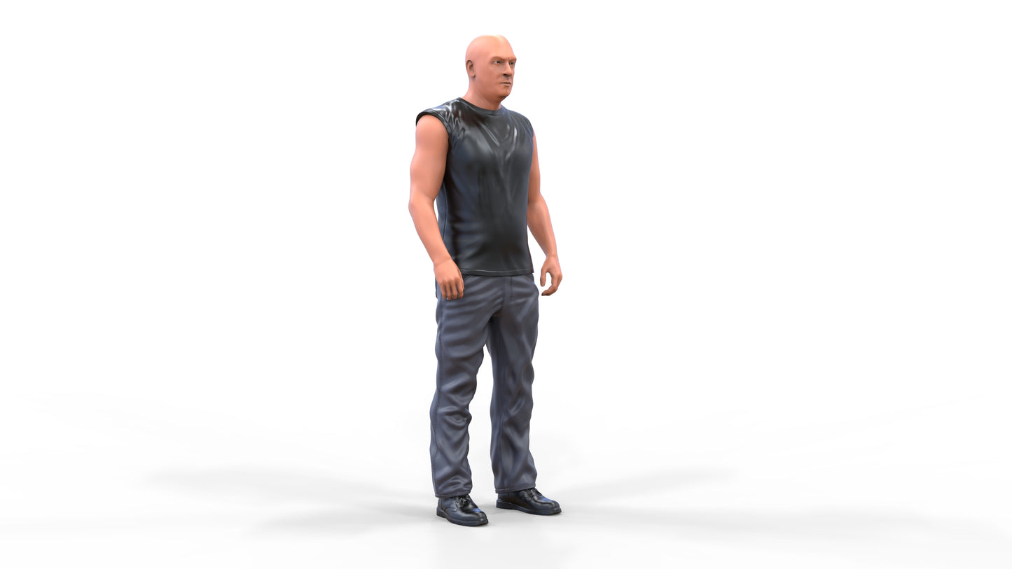 Produktfoto Diorama und Modellbau Miniatur Figur: Raser 2