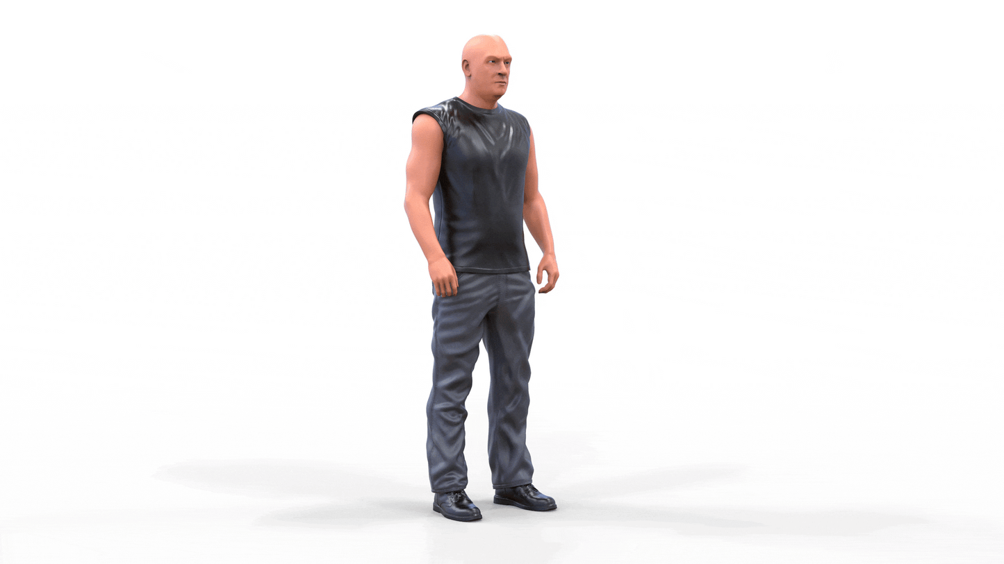 Produktfoto Diorama und Modellbau Miniatur Figur: Raser 2