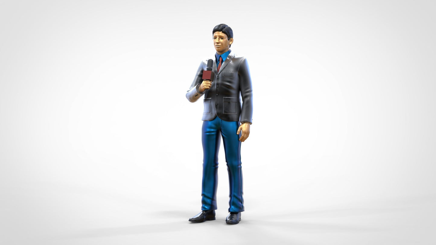 Photo du produit Diorama et modélisme Figurine miniature : Ensemble de reporters, 6 figurines
