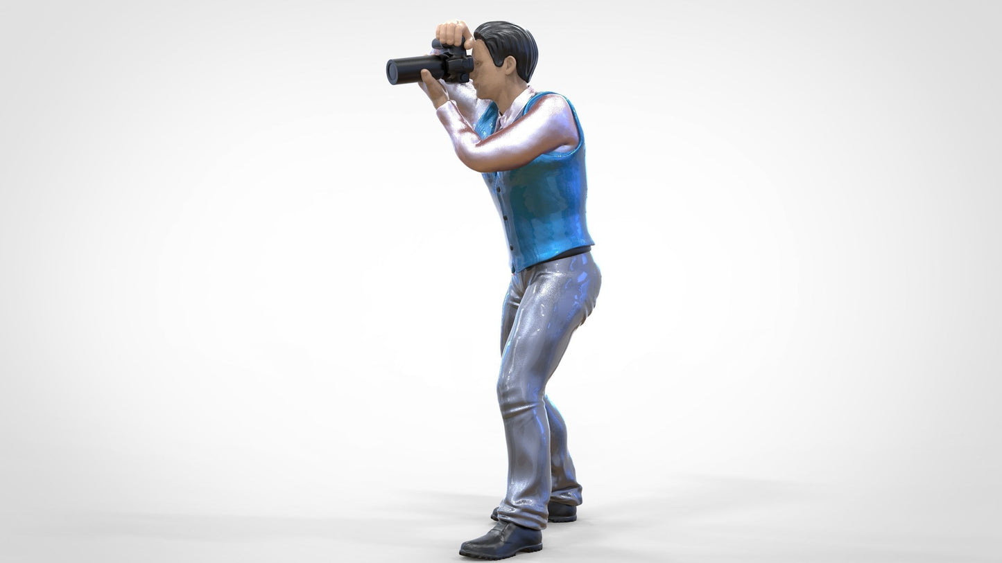 Photo du produit Diorama et modélisme Figurine miniature : Ensemble de reporters, 6 figurines