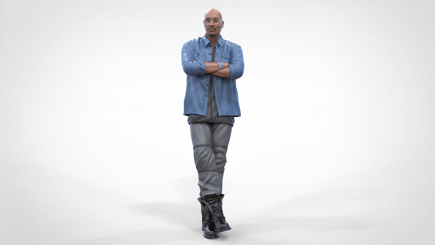 Photo du produit Diorama et modélisme Figurine miniature : Homme adossé
