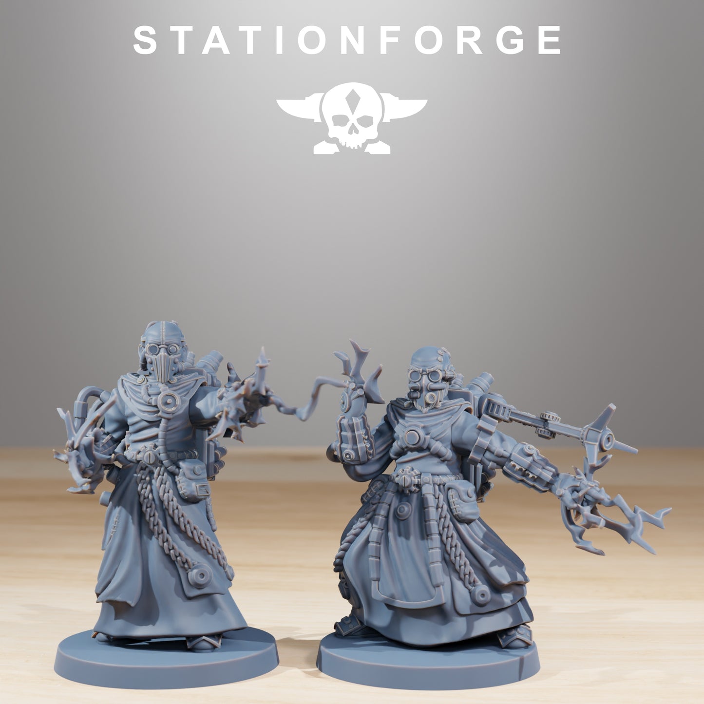 Photo du produit 28mm Tabletop Minis Stationforge : Prêcheurs Forager