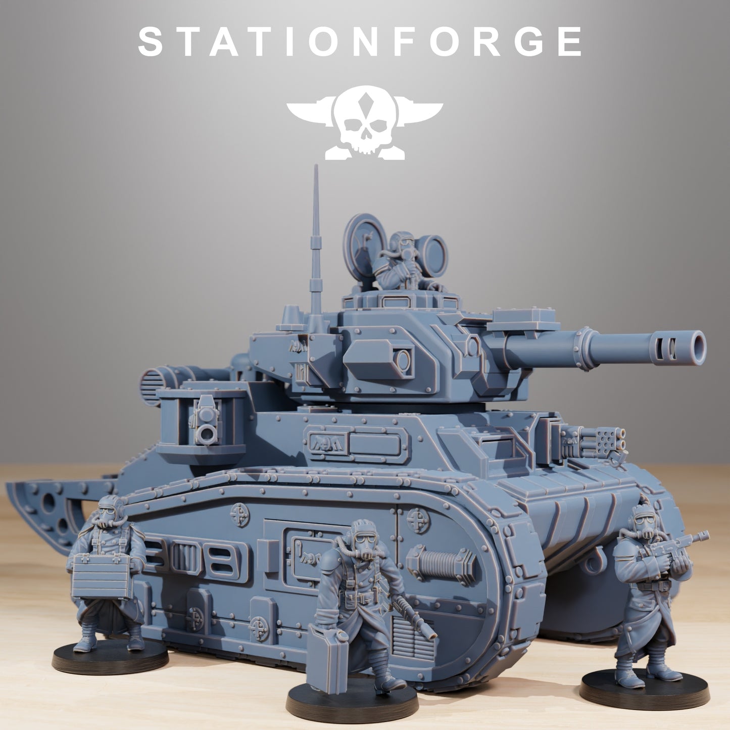 Photo du produit 28mm Tabletop Minis Stationforge : Char léger