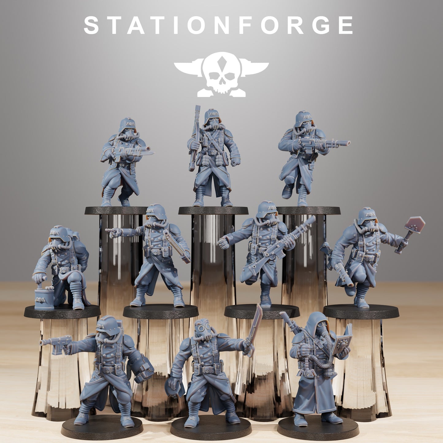 Photo du produit 28mm Tabletop Minis Stationforge : Acolytes