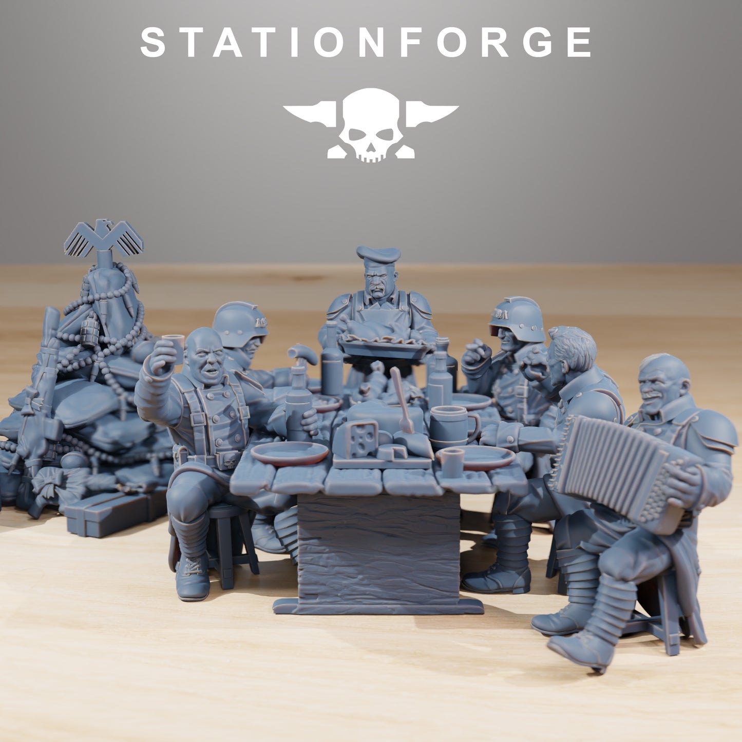 Photo du produit Minis Tabletop 28mm Stationforge : Fête des Fêtes