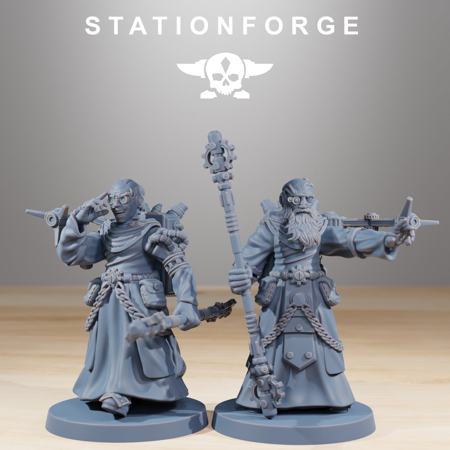 Photo du produit 28mm Tabletop Minis Stationforge : Prêcheurs Forager