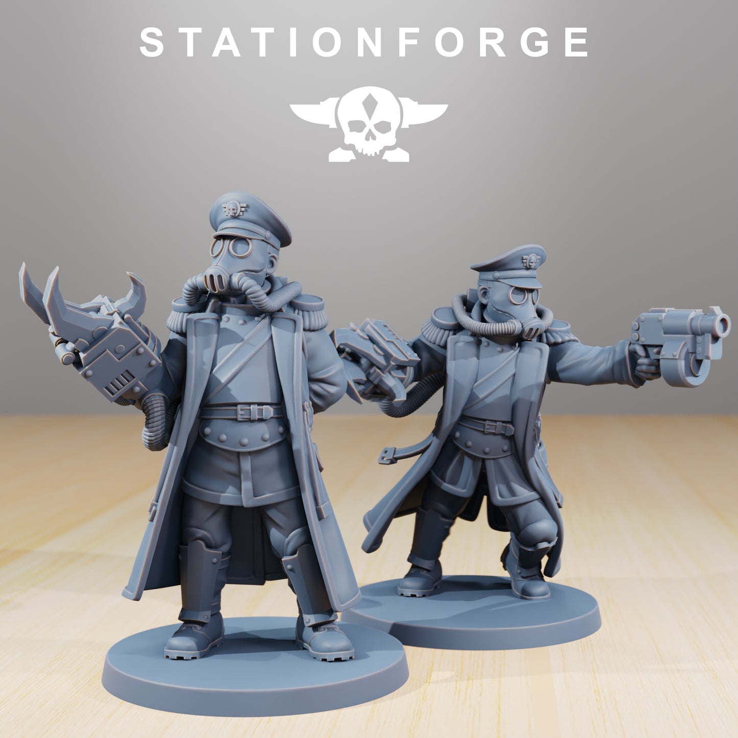 Photo du produit 28mm Tabletop Minis Stationforge : Camarades au feu de camp