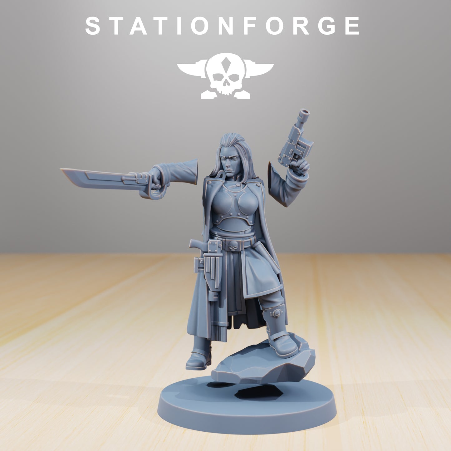 Photo du produit 28mm Tabletop Minis Stationforge : Camarades au feu de camp