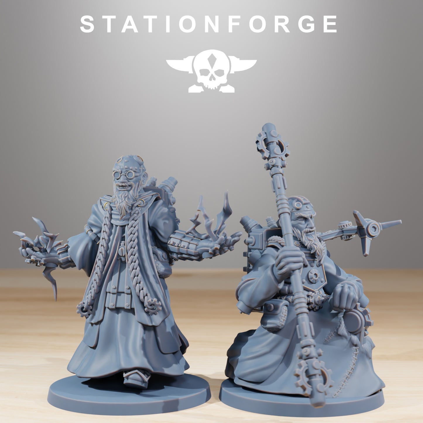 Photo du produit 28mm Tabletop Minis Stationforge : Prêcheurs Forager