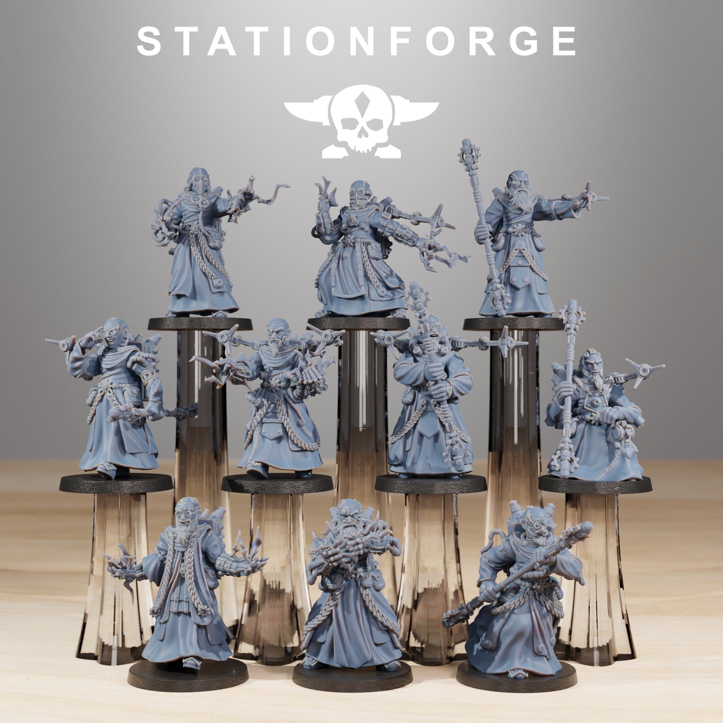 Photo du produit 28mm Tabletop Minis Stationforge : Prêcheurs Forager