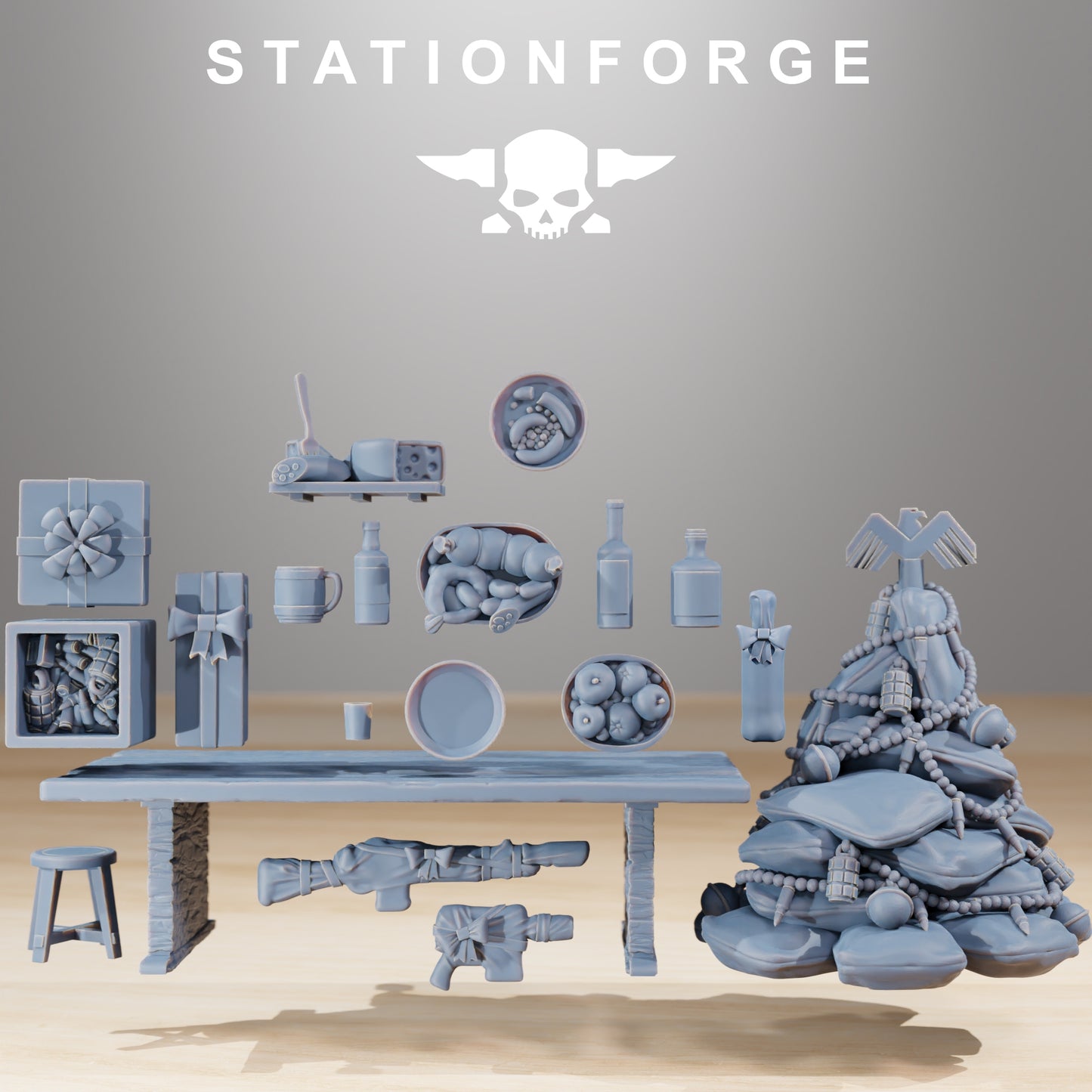 Photo du produit Minis Tabletop 28mm Stationforge : Fête des Fêtes