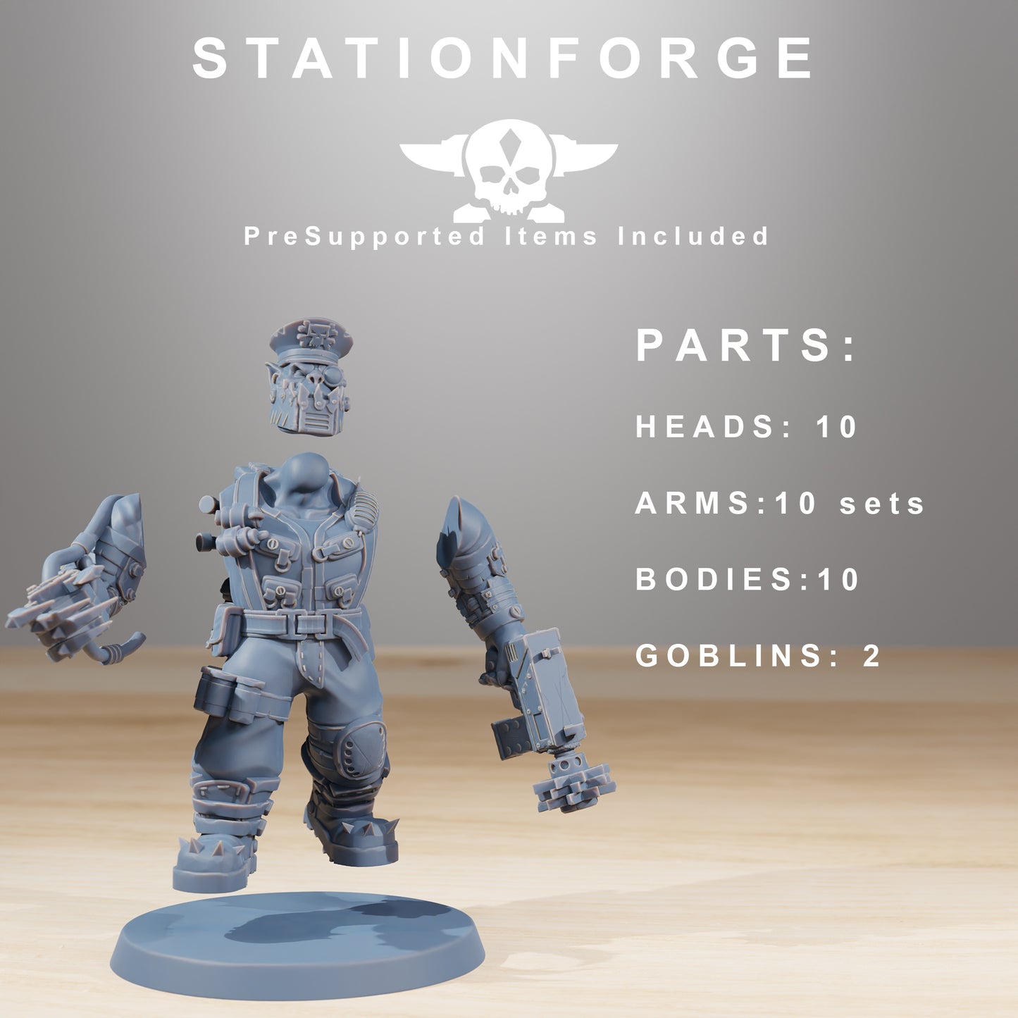 Photo de produit 28mm Tabletop Minis Stationforge : Skillers