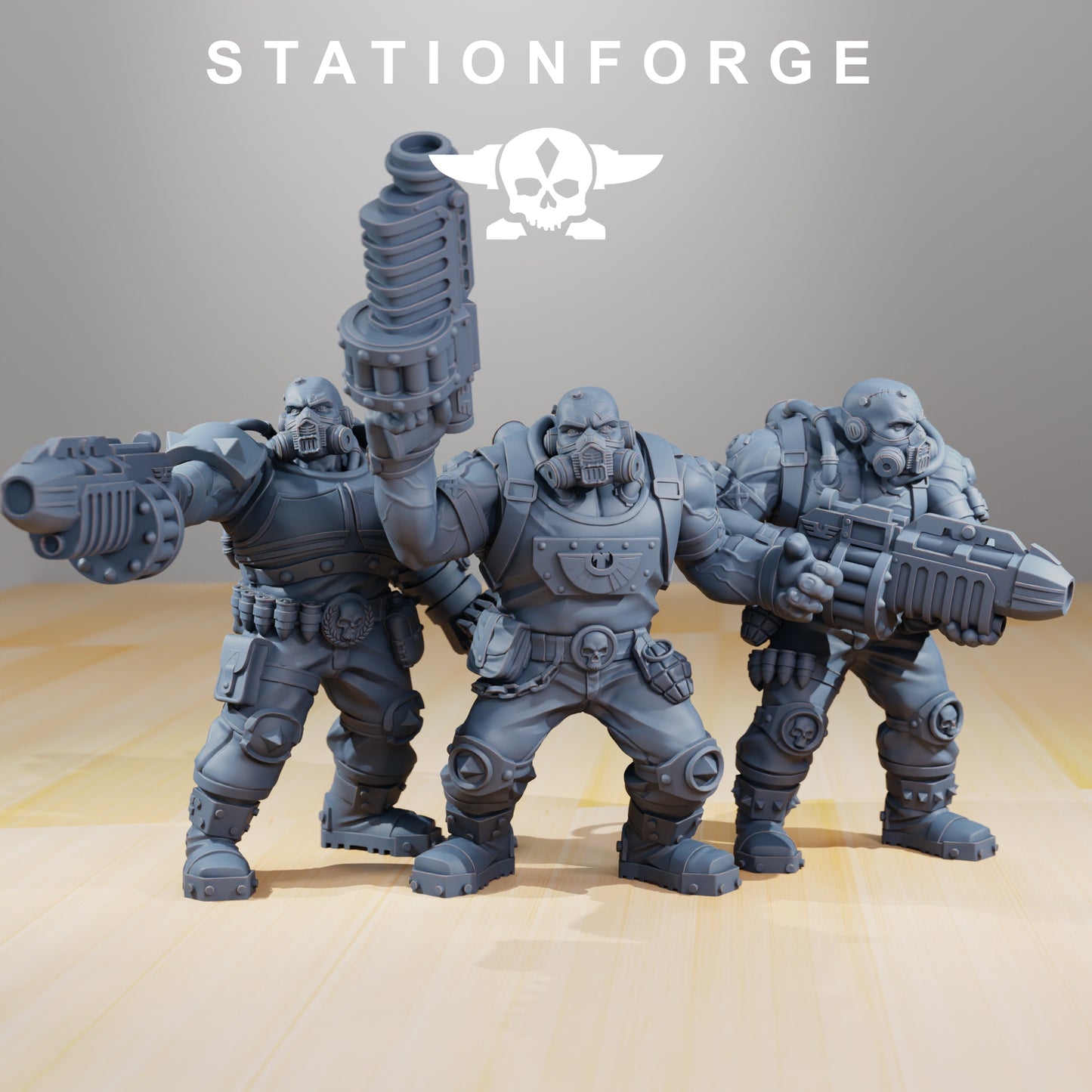 Photo du produit 28mm Tabletop Minis Stationforge : Guerriers de la Garde Nationale