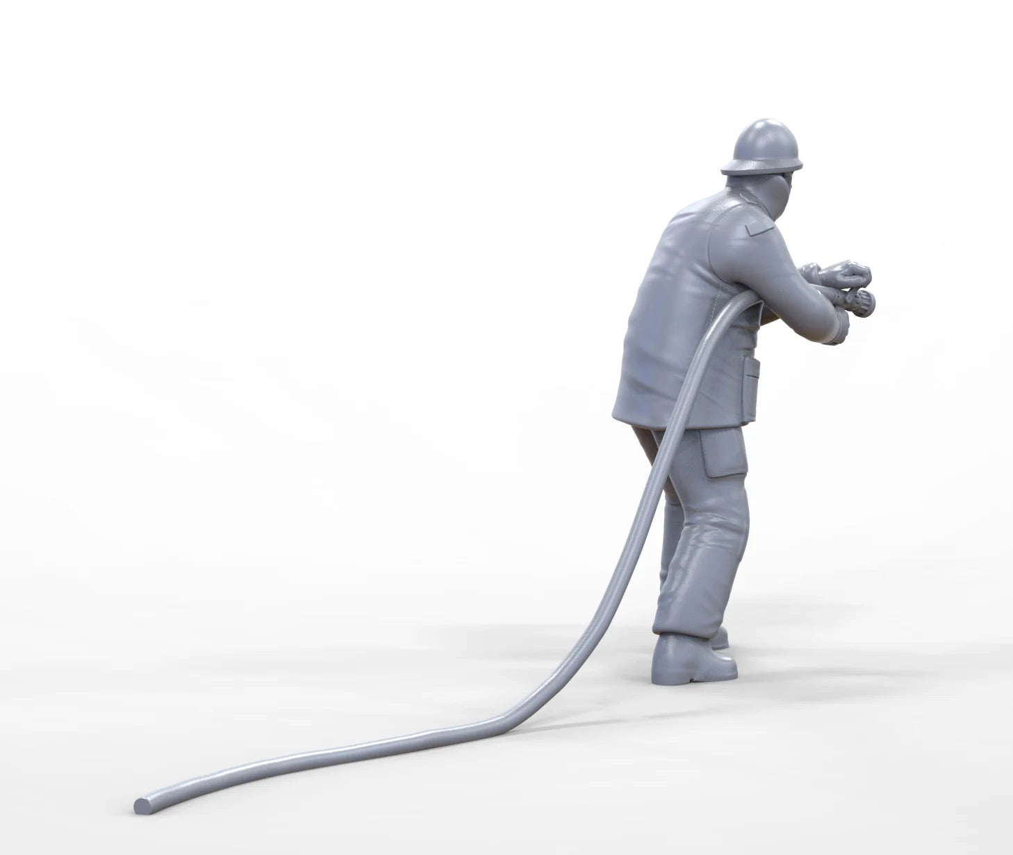 Photo du produit Diorama et modélisme Figurine miniature : Pompier 1