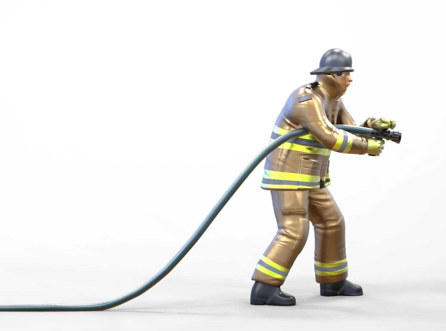 Photo du produit Diorama et modélisme Figurine miniature : Pompier 1