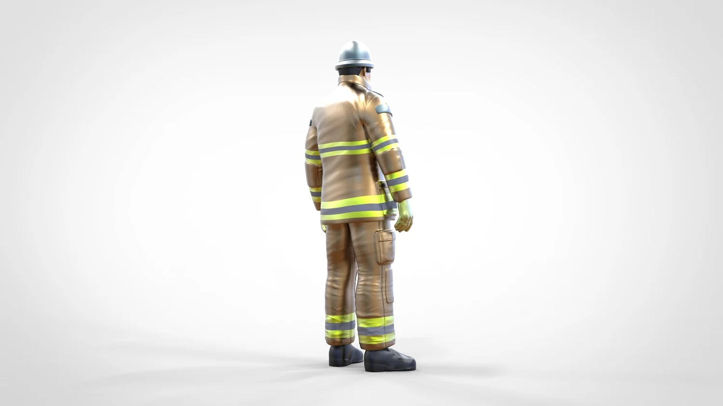Produktfoto Diorama und Modellbau Miniatur Figur: Feuerwehrmann 2