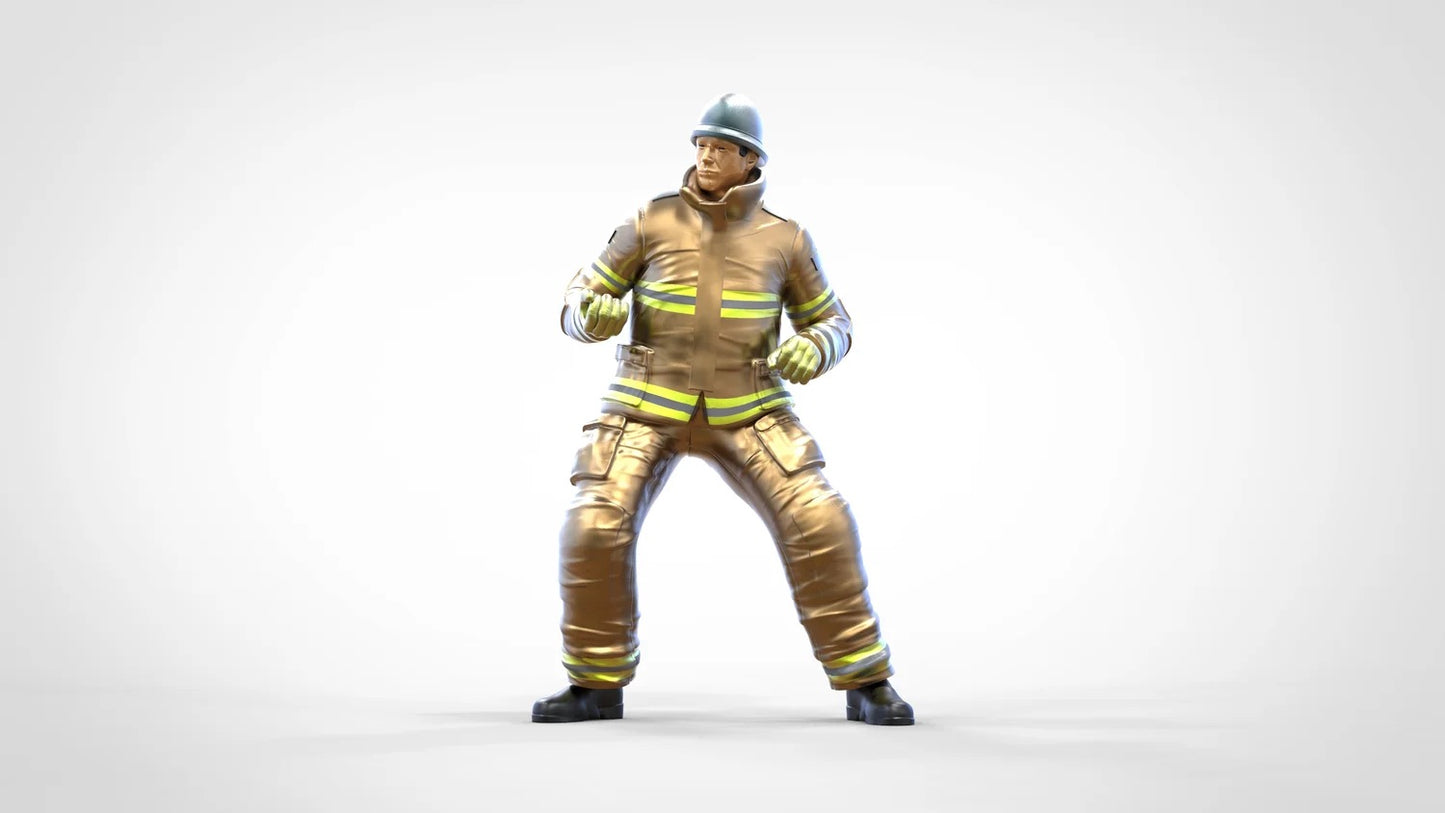 Produktfoto Diorama und Modellbau Miniatur Figur: Feuerwehrmann 3