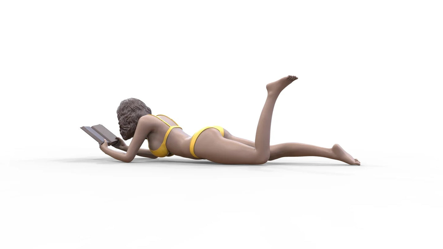 Photo du produit diorama et modélisme figurine miniature : Femme à la plage 1