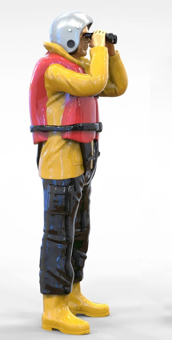 Photo du produit Diorama et modélisme Figurine miniature : Ensemble de sauveteurs en mer, 8 figurines