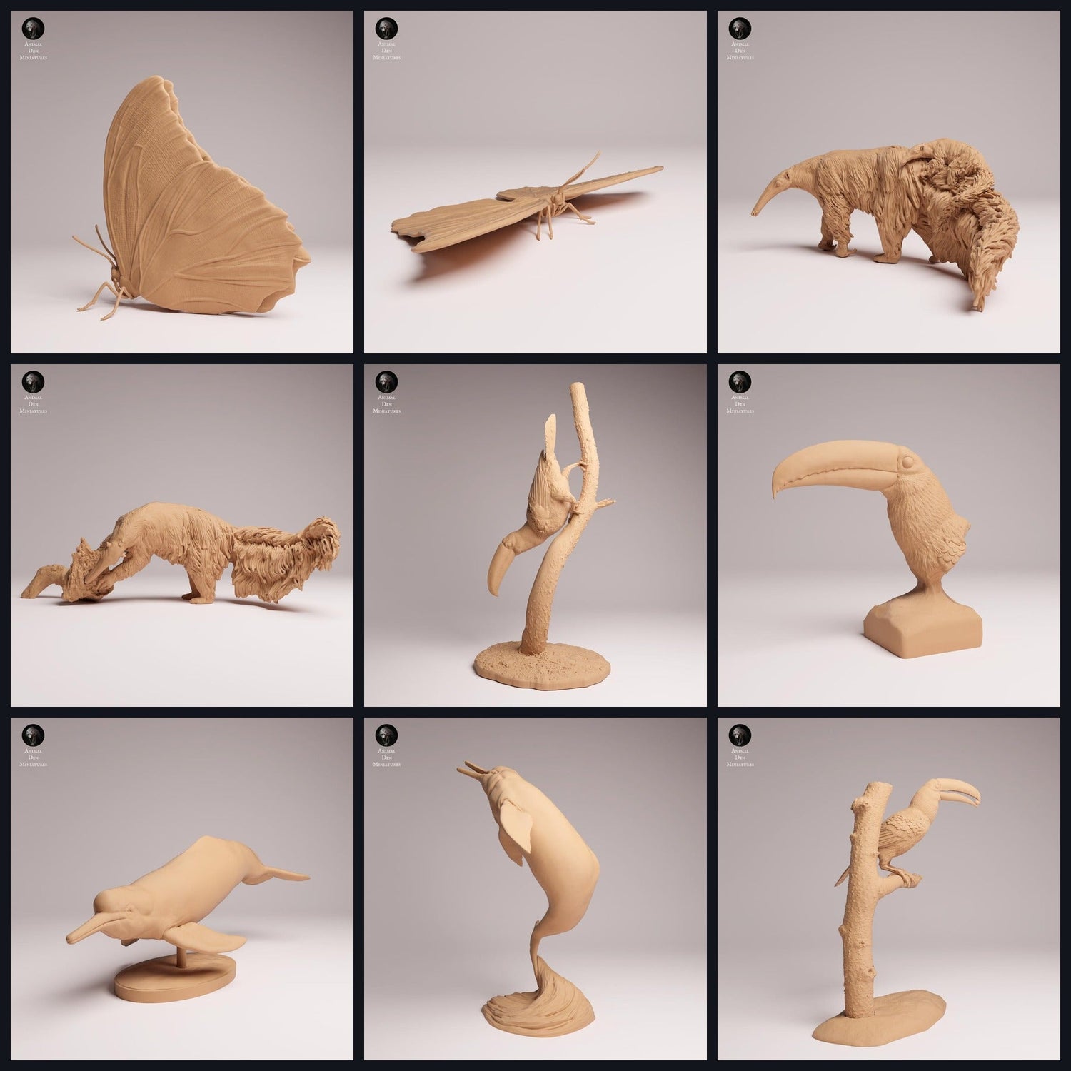 Cette image est l'image de catégorie pour la sortie 25_11 : Amazonas-miniatures animales de la forêt tropicale pour diorama et modélisme