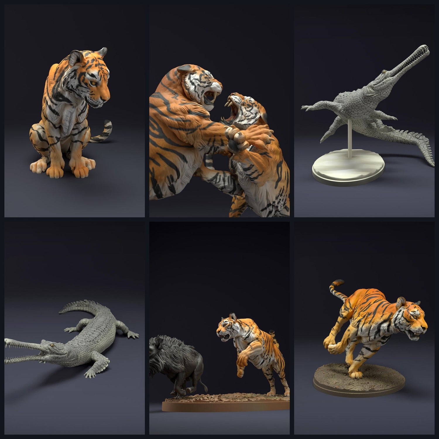 Cette image est l'image de catégorie pour la sortie 22_08 : Wildtierfiguren für Diorama & Modellbau