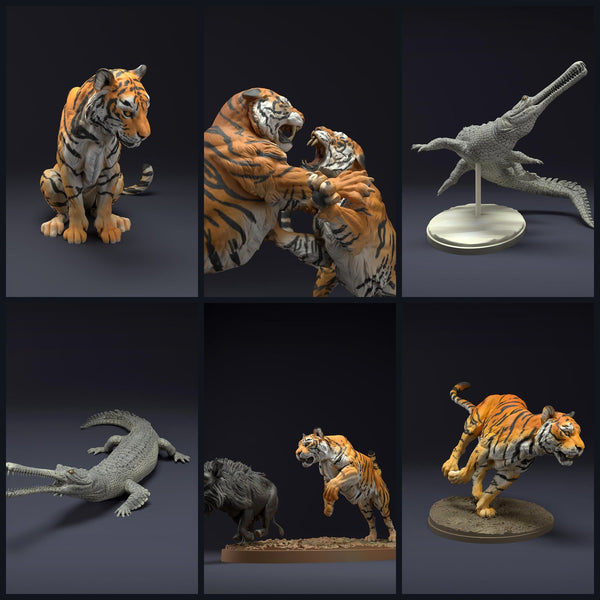 Cette image est l'image de catégorie pour la sortie 22_08 : Wildtierfiguren für Diorama & Modellbau