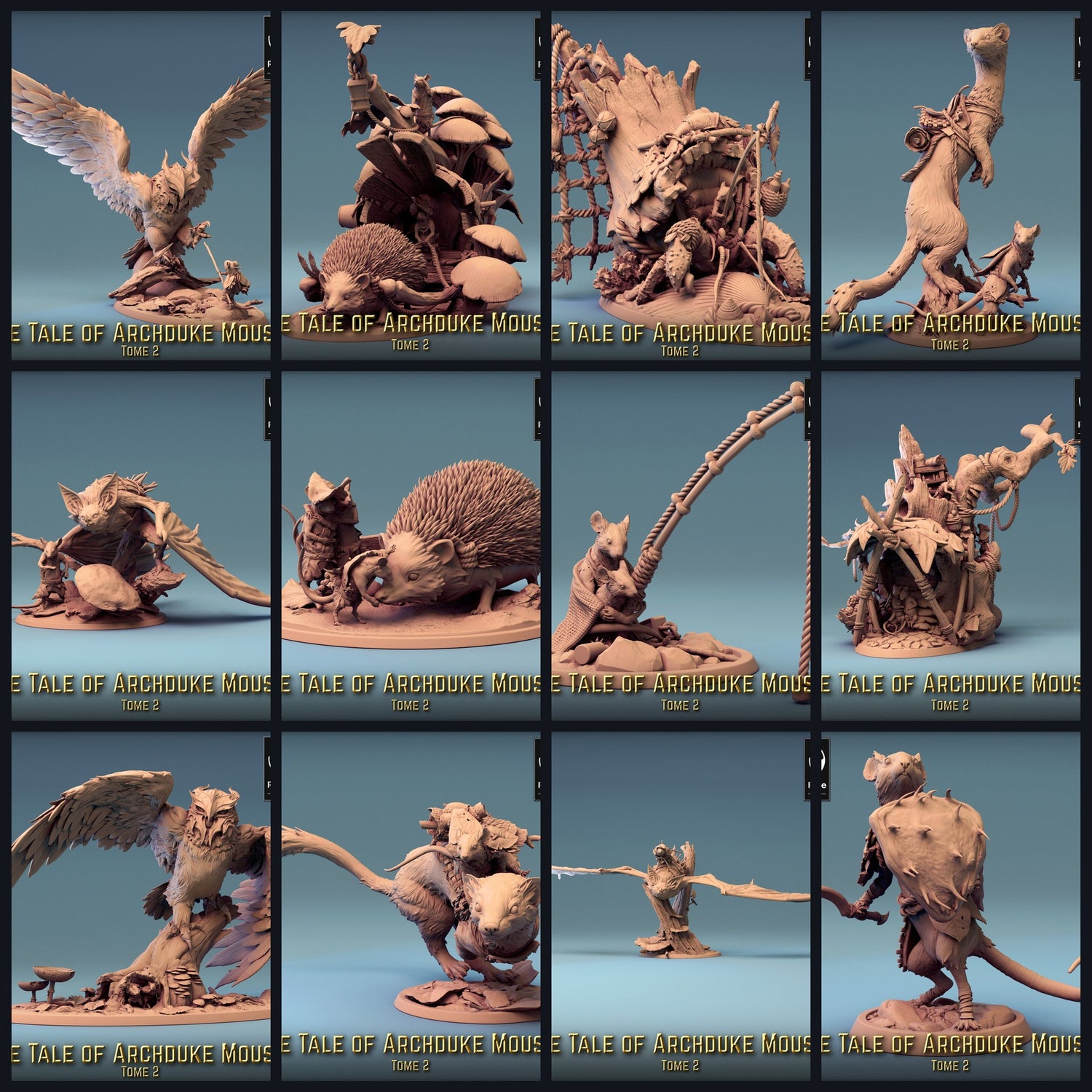 Cette image est l'image de catégorie pour la sortie 23_11 : The tales of Archduke Mousin Tome 2 - Rescale scènes de souris