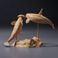 Photo de figurines animales Animal Den Miniatures 3 : animaux marins : poisson-lune et orques (26_09_07)