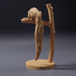 Photo du produit, figurine animale Animal Den Miniatures 4 : animal sauvage : aye-aye assis dans un arbre (26_10_05)