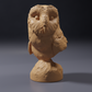 Photo du produit : figurine animalière Animal Den Miniatures 0 : animal sauvage, chouette effraie d’Amérique - buste (26_10_06)