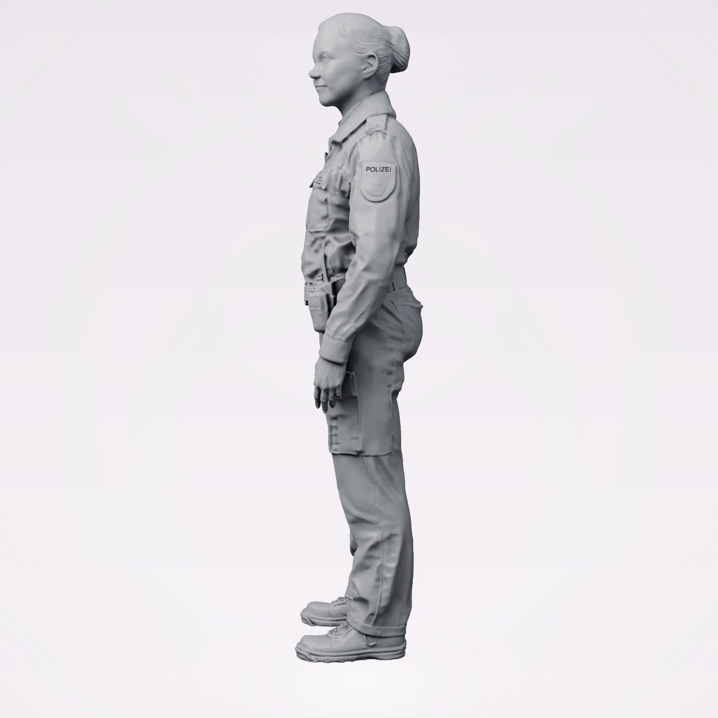 Diorama modélisme photo produit 1 : Figurine debout : policier allemand avec ceinture de service (B020)