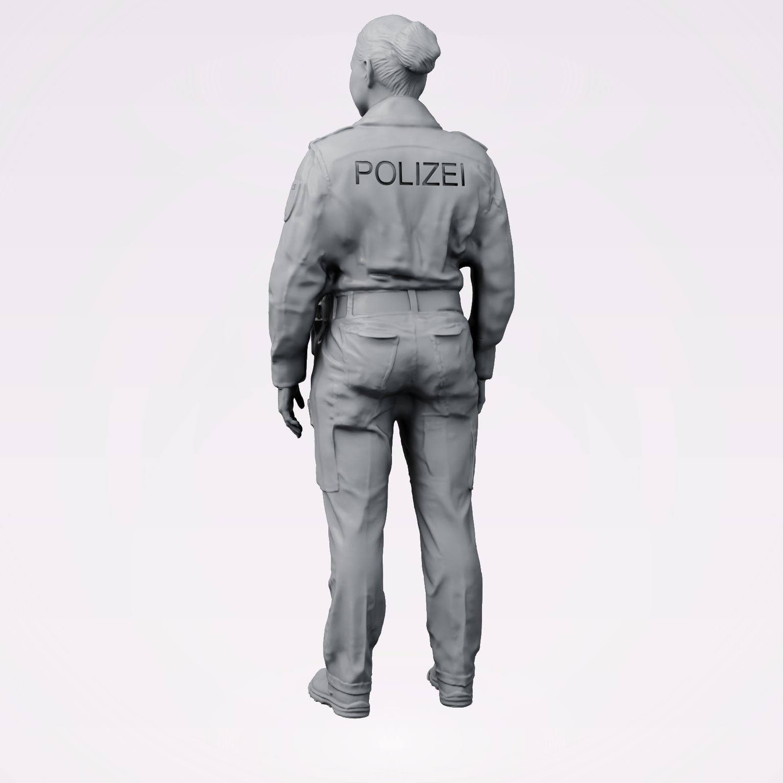 Diorama modélisme photo produit 2 : Figurine debout : policier allemand avec ceinture de service (B020)