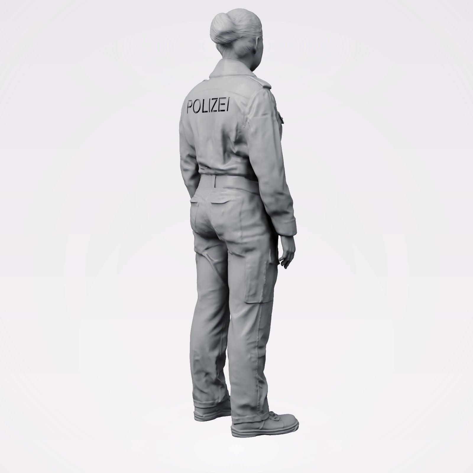 Diorama modélisme photo de produit 3 : Figurine debout : policier allemand avec ceinture de service (B020)