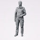 Diorama modélisme photo de produit 0 : Figurine debout : Policier allemand en uniforme avec insigne POLICE (B024)