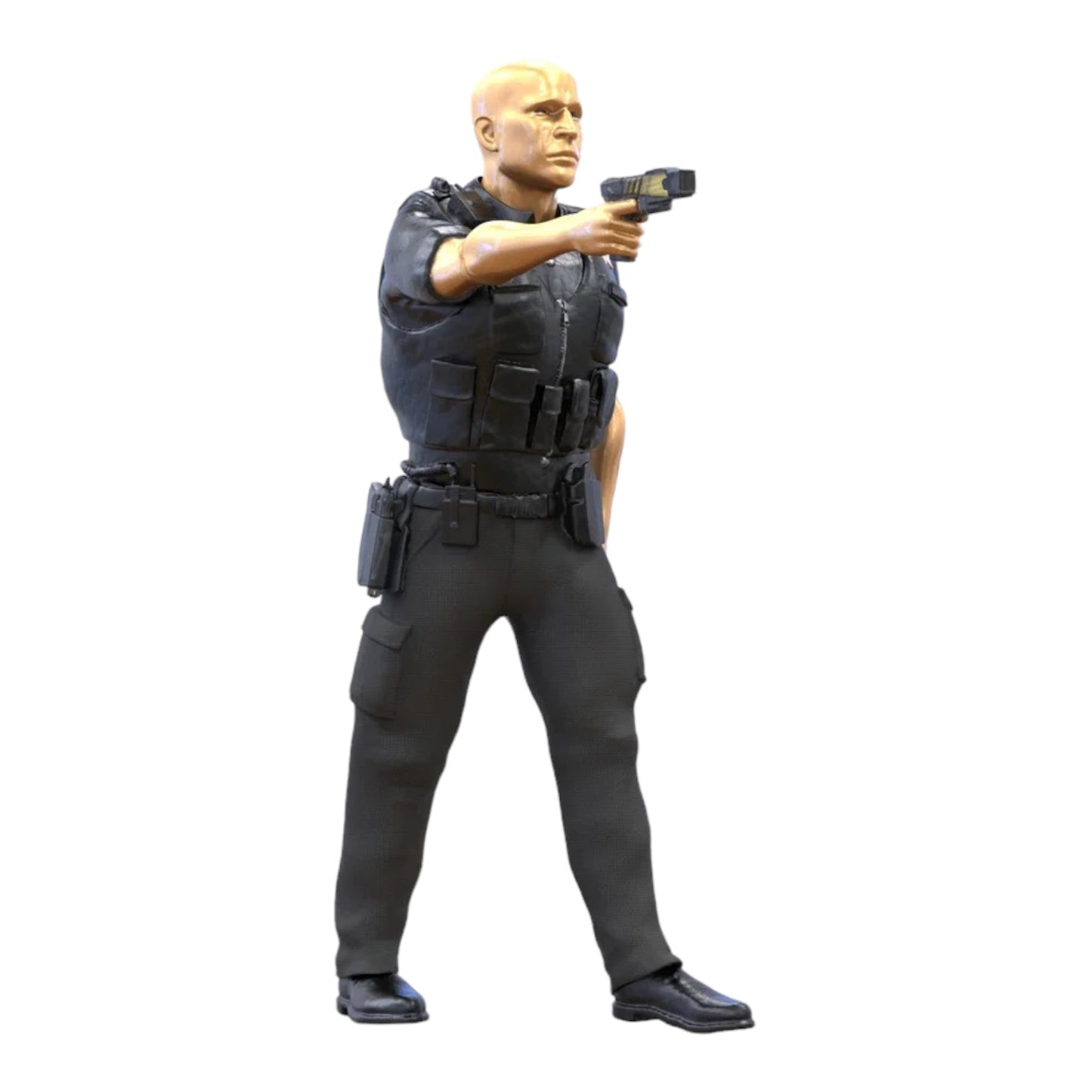 Photo produit 2 de diorama : set de figurines de diorama : équipe de police classique (n° S95)