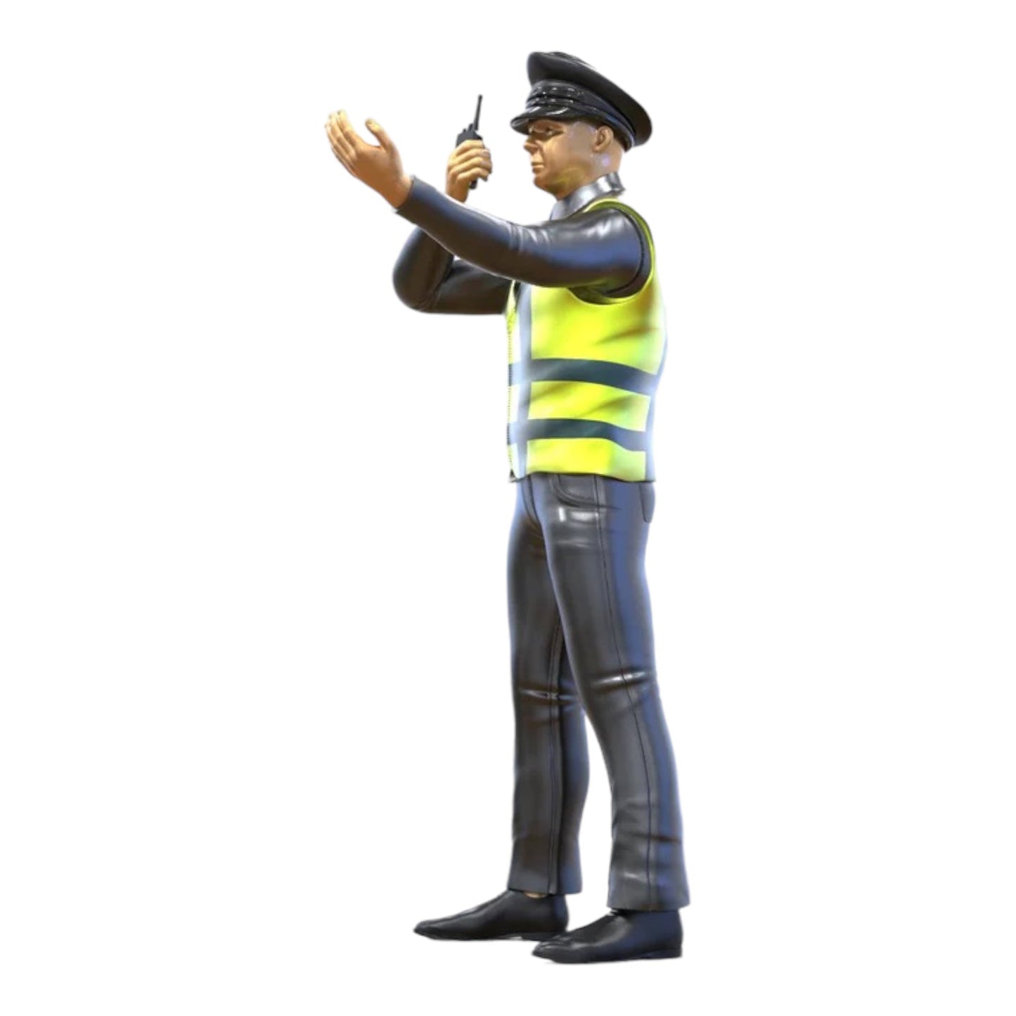 Photo produit de modélisme pour diorama 3 : set de figurines de diorama : police de la circulation et contrôle routier (n° S96)