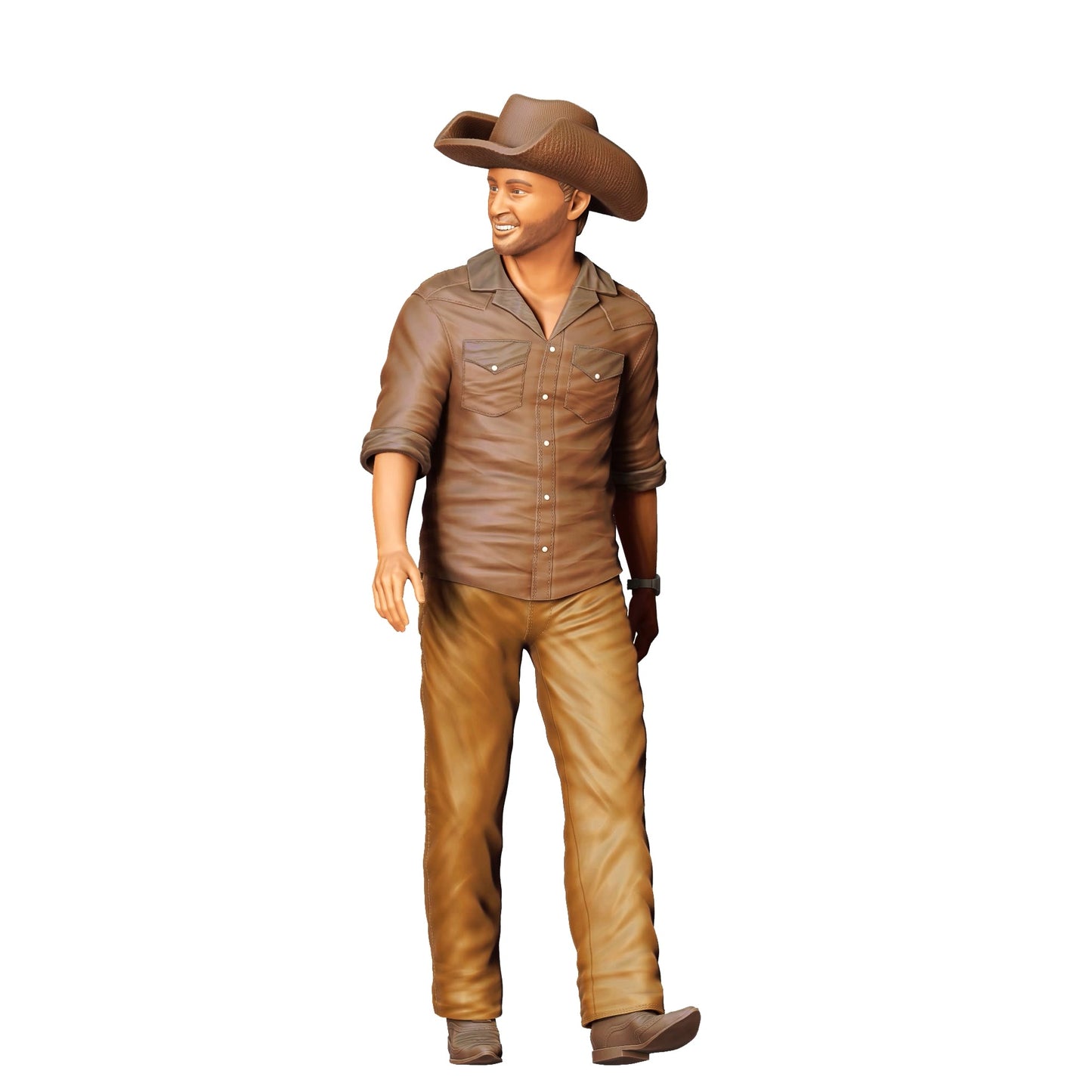 Photo produit de modélisme de diorama 1 : set de figurines de diorama : cowboys et cowgirls (n° S76)