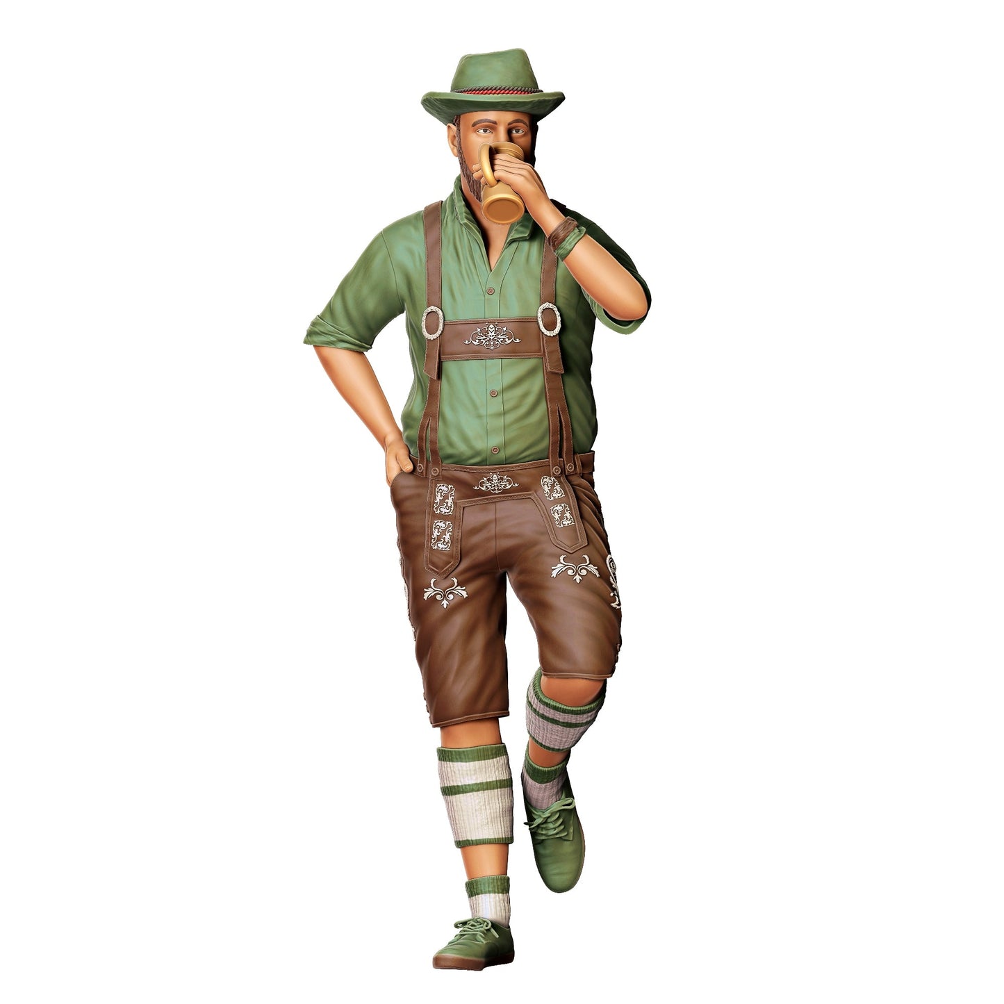 Photo produit de modélisme pour diorama 0 : set de figurines de diorama : Oktoberfest et Biergarten (n° S68)